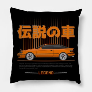 Tuner Orange MK4 Celica JDM Pillow