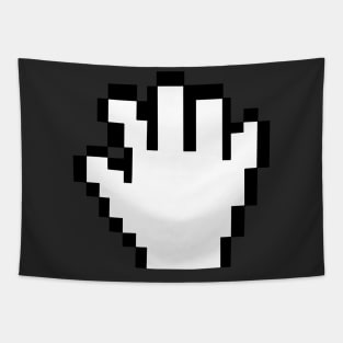 Old Classic Mac Hand Cursor Icon Tapestry