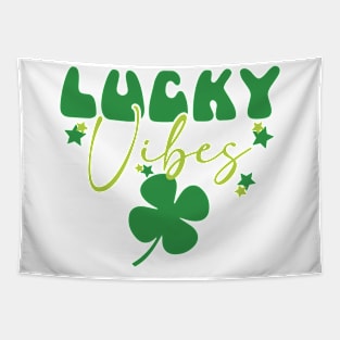 Lucky Vibes on St. Patricks Day Tapestry