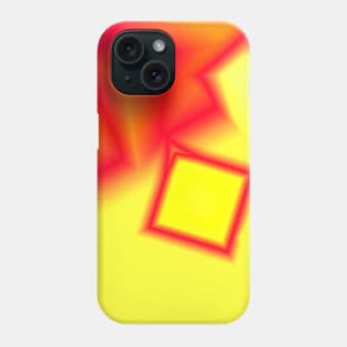 RED YELLOW ABSTRACT TEXTURE ART Phone Case