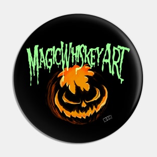 MagicWhiskeyART Drip Logo Pin