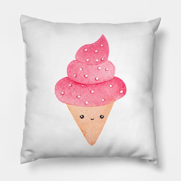 Cute ice cream Pillow by shoko