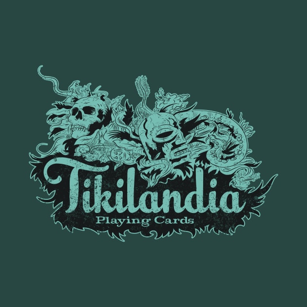 Distressed Tikilandia Playing Cards Logo by zerostreet