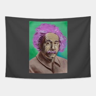 einstein portrait. Tapestry