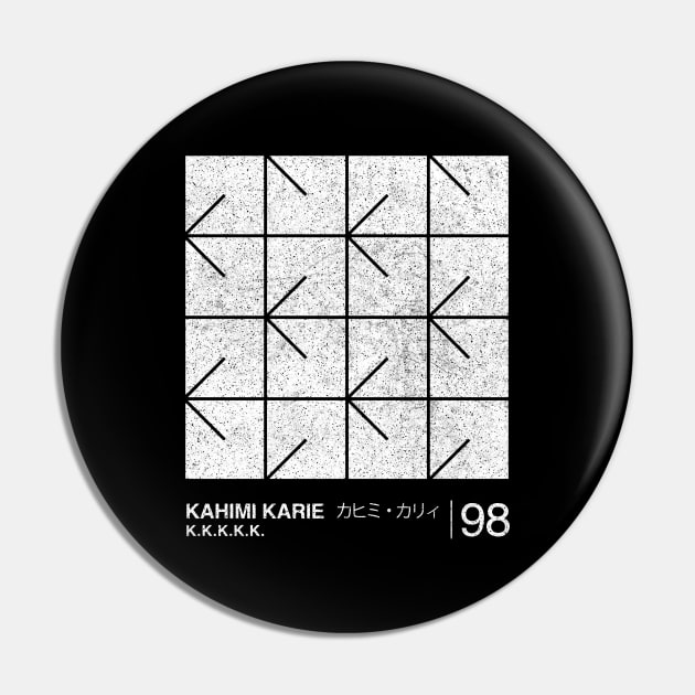 Kahimi Karie  / Minimalist Graphic Design Fan Artwork Pin by saudade