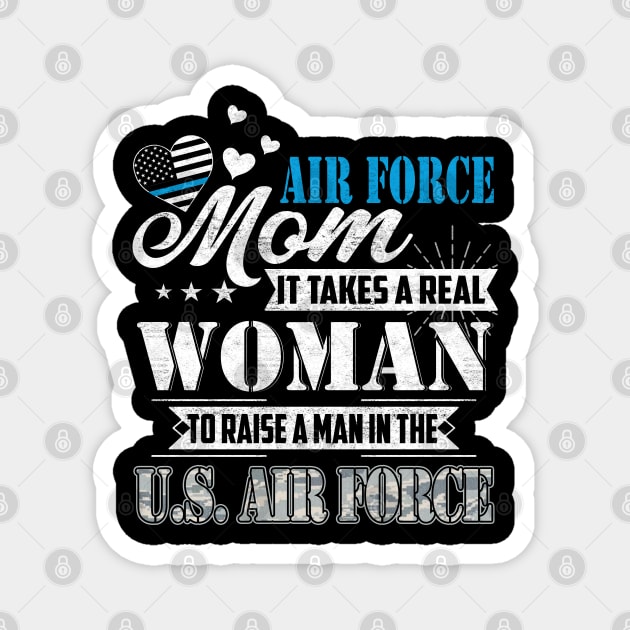 Proud Mom U.S. Air Force - USAF Air Force Family Gift Magnet by Otis Patrick