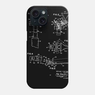 Otoscope Vintage Patent Drawing Phone Case