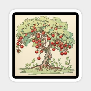 Crabapple drawing Magnet