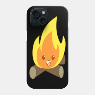 kawaii campfire Phone Case