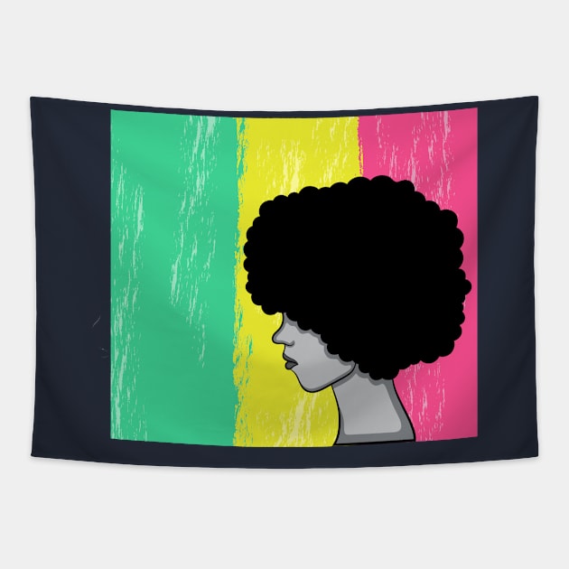 Pride Latina Afro Queen hispanic columbian gift present Tapestry by MARESDesign