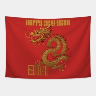 Year Of The Dragon 2024 Zodiac Chinese New Year 2024 Tapestry