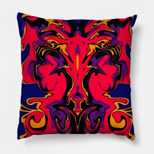 Superhero Tsunami Big Bold Abstract Explosion Pillow