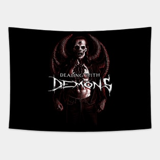 Dealing with Demons Tapestry