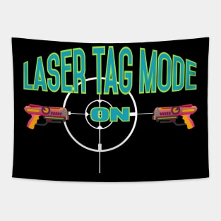 Gift for Laser Tag PLayers Laser Tag Girl Birthday Tapestry