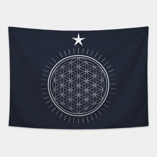 Sacred Geometry the Flower of Life Tapestry