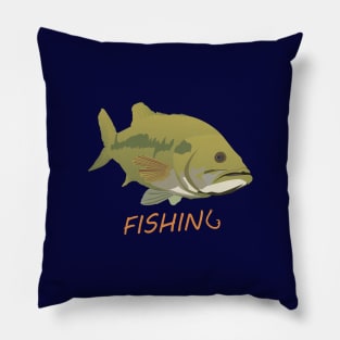 Bass Fishing Pillow