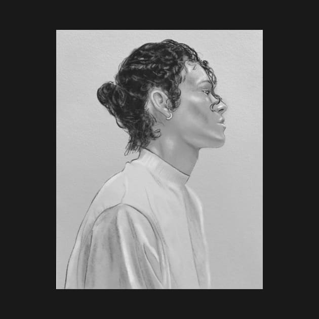 Drawing by Omar Rudberg - Simon in Young Royals by NinjadesignShop