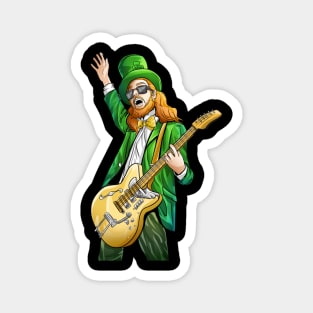 rock music st patrick's day Magnet