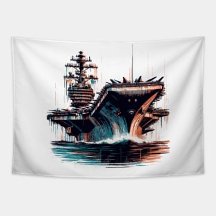 Aircraft Carrier Tapestry