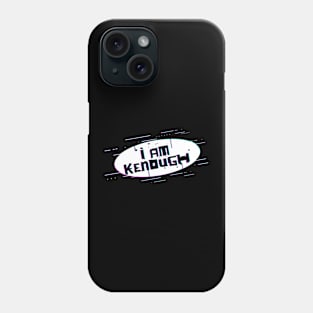 Ellipse Glitch - I am Kenough Phone Case