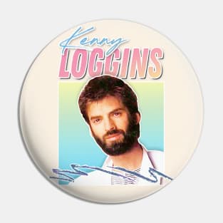 Kenny Loggins / 80s Retro Aesthetic Fan Art Design Pin