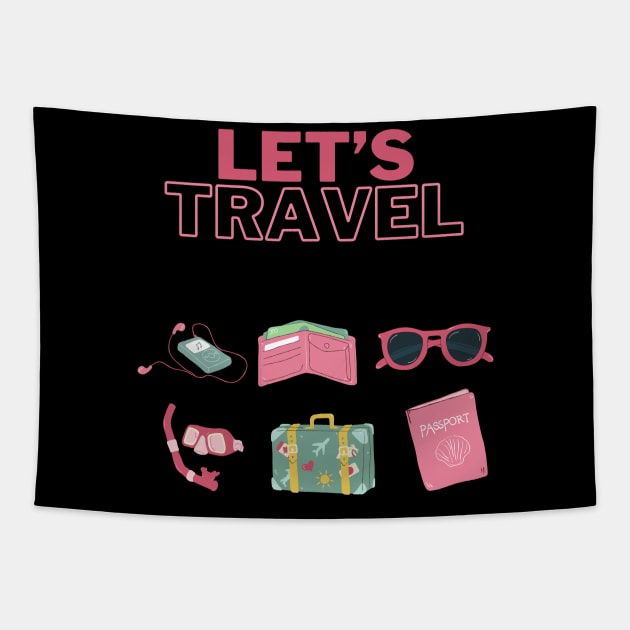 travel Tapestry by Ledos