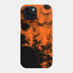 Dirty orange abstract Phone Case