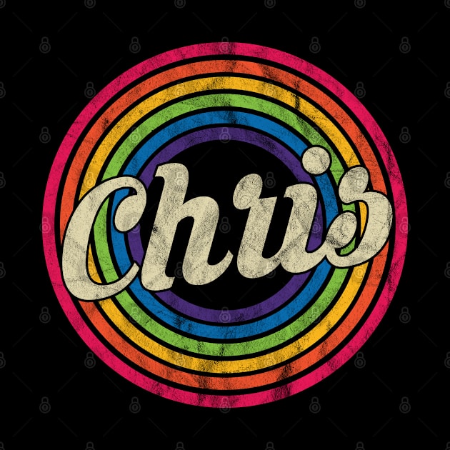 Chris - Retro Rainbow Faded-Style by MaydenArt