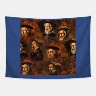 Rembrandt Paintings Mashup Tapestry