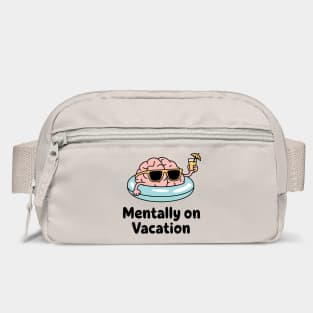 Mentally on Vacation Escape Reality Sarcasm Bag