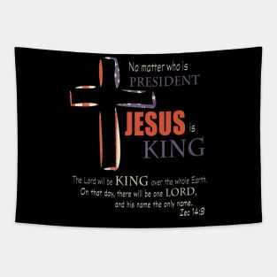 Political Election Jesus Christ is King Tapestry