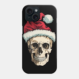 Christmas skull Phone Case