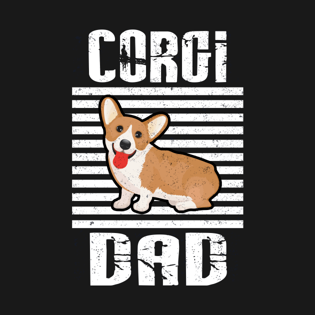 Corgi Dad Proud Dogs by aaltadel