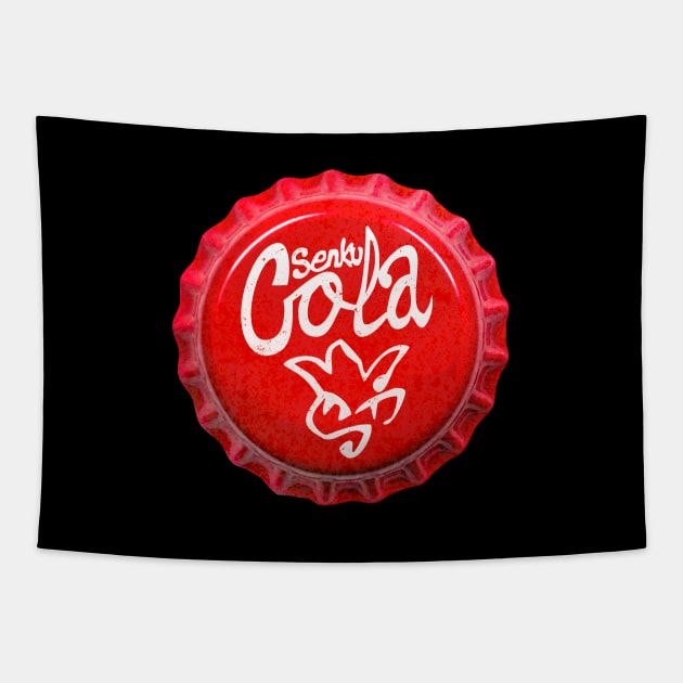 Senku Cola Bottle Cap Tapestry by CCDesign