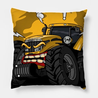 Tractor monster farm Pillow