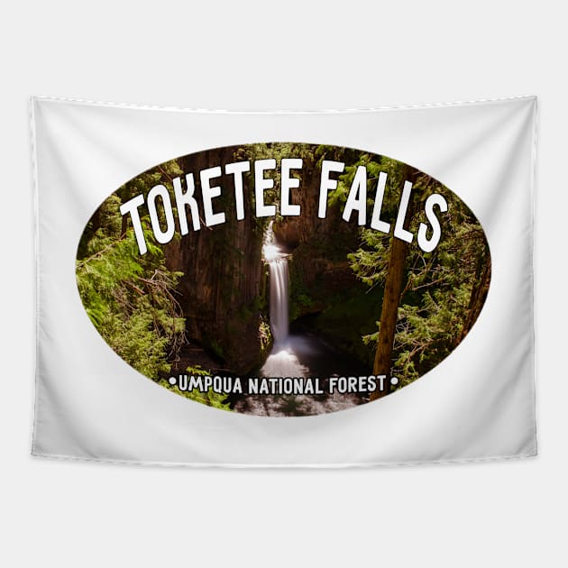 Toketee Falls Oregon Tapestry by stermitkermit