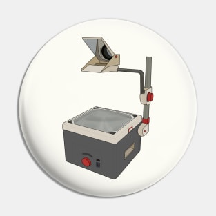 OHP 80s 90s Overhead Projector Pin