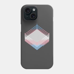 "Wrestling is for Everyone" Trans Transgender Pride Flag Phone Case