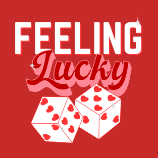 Feeling Lucky Retro Valentines T-Shirt