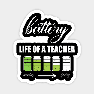 Battery life of a teacher Magnet