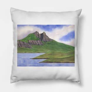 Lake in the Mountains Pillow