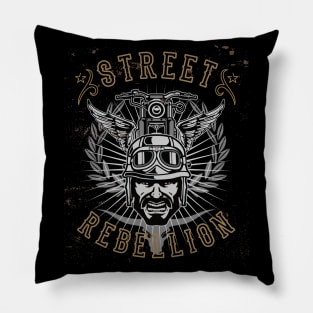 Street Rebellion Vintage Retro Pillow