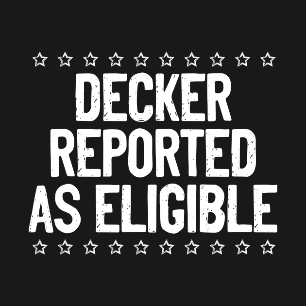 Decker Reported as Eligible Football Quote by k8creates