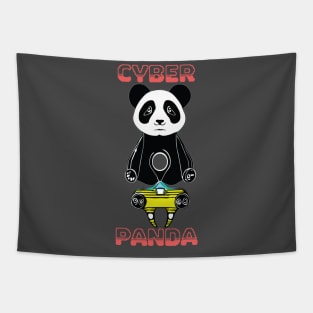 Cyber Panda: A High-Tech Creation Tapestry