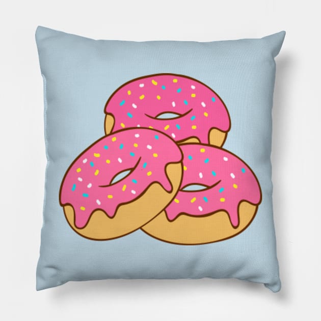 You can't buy peace, but you can buy 3 donuts. Pillow by Plushism