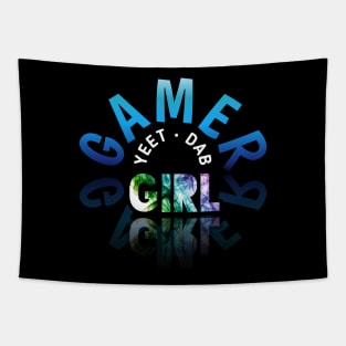 Yeet Dab Girl - Gaming Gamer Abstract - Video Game Lover - Graphic Tapestry