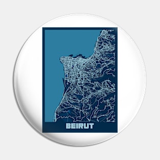 Beirut - Lebanon Peace City Map Pin