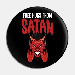 Satan Free Hugs - For the dark side Pin