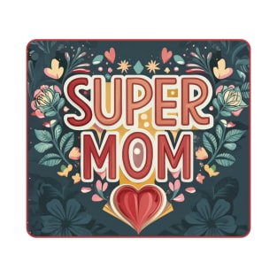 Vintage - Mothers Day Super Mom T-Shirt