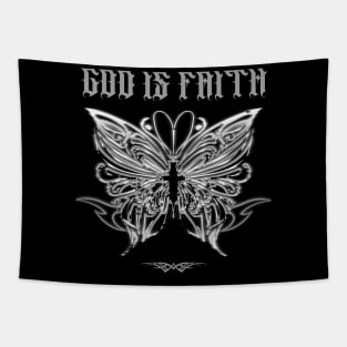 God is Faith Tapestry